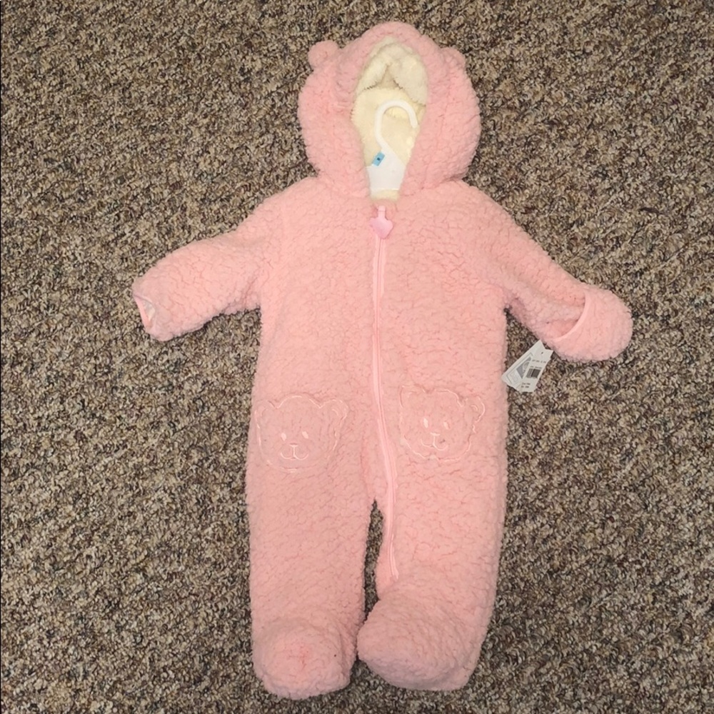 Plush winter suit